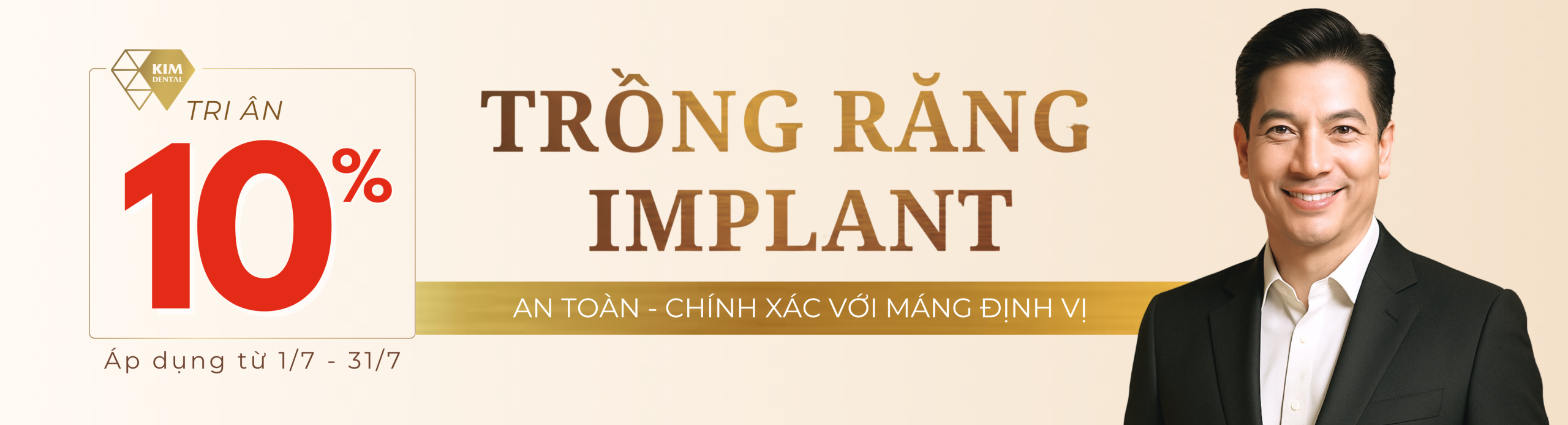 Tri ân 10% dịch vụ trồng răng implant