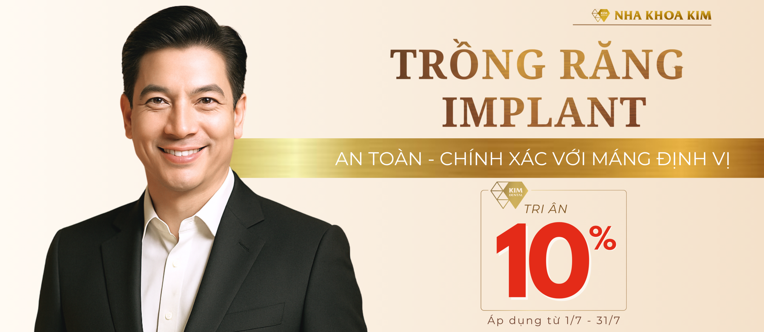 Tri ân 10% dịch vụ trồng răng implant