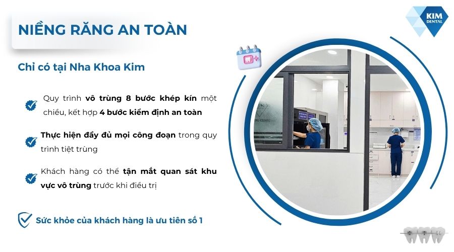 niềng răng an toàn tại nha khoa kim 