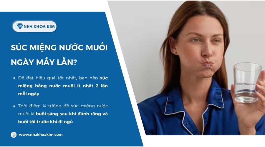 súc miệng nước muối ngày mấy lần