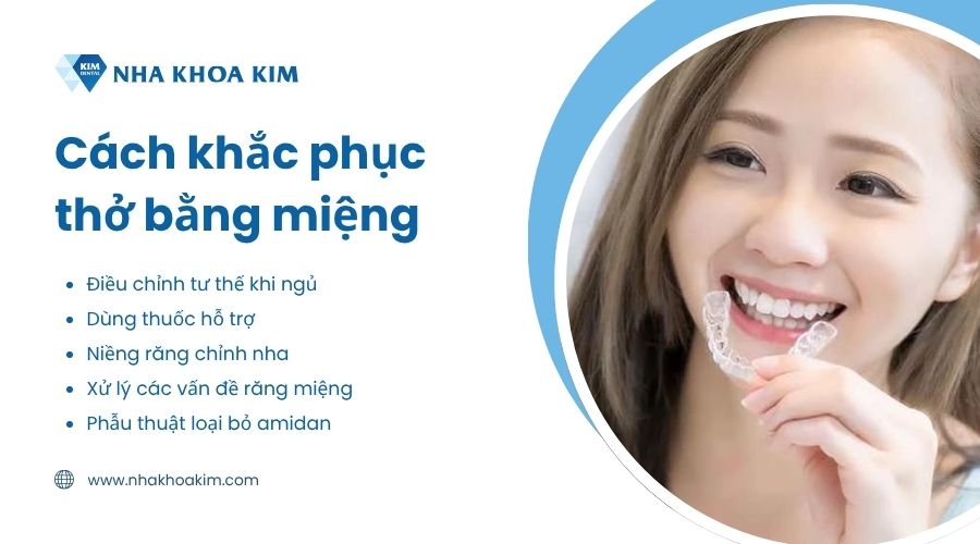 khắc phục thở bằng miệng