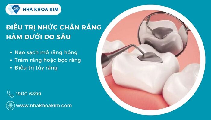 điều trị nhức răng cho sâu