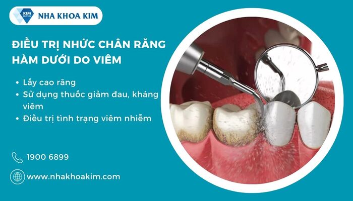 điều trị nhức răng hàm dưới do viêm