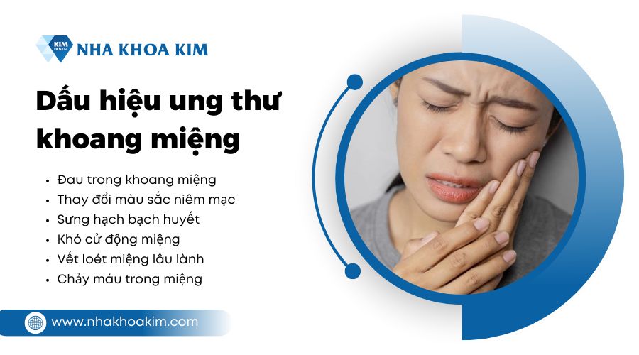dấu hiệu ung thư khoang miệng