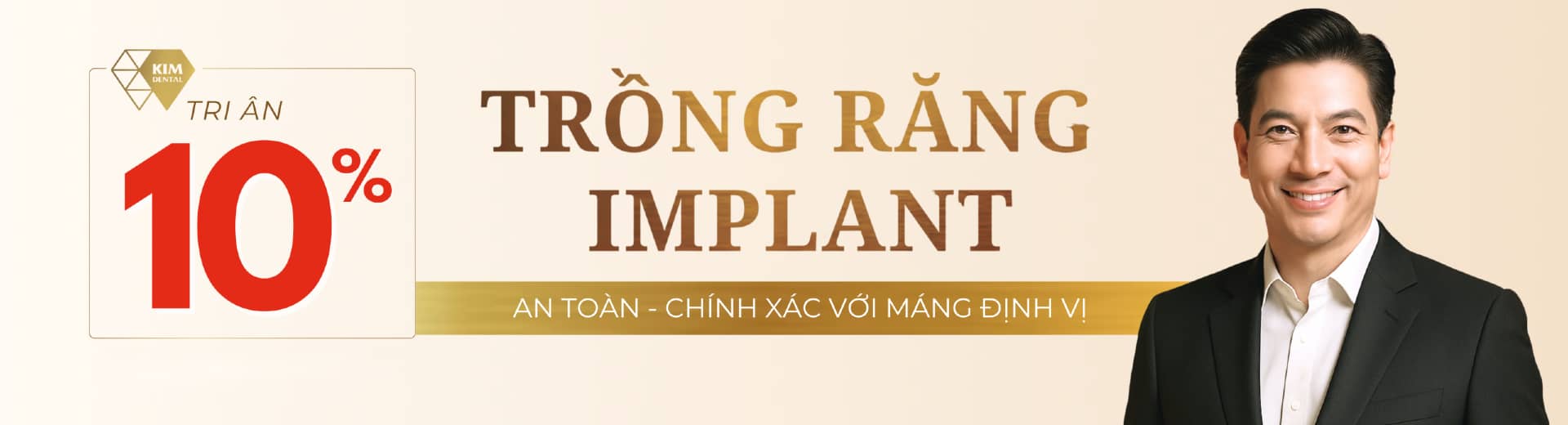 Tri ân 10% dịch vụ trồng răng implant