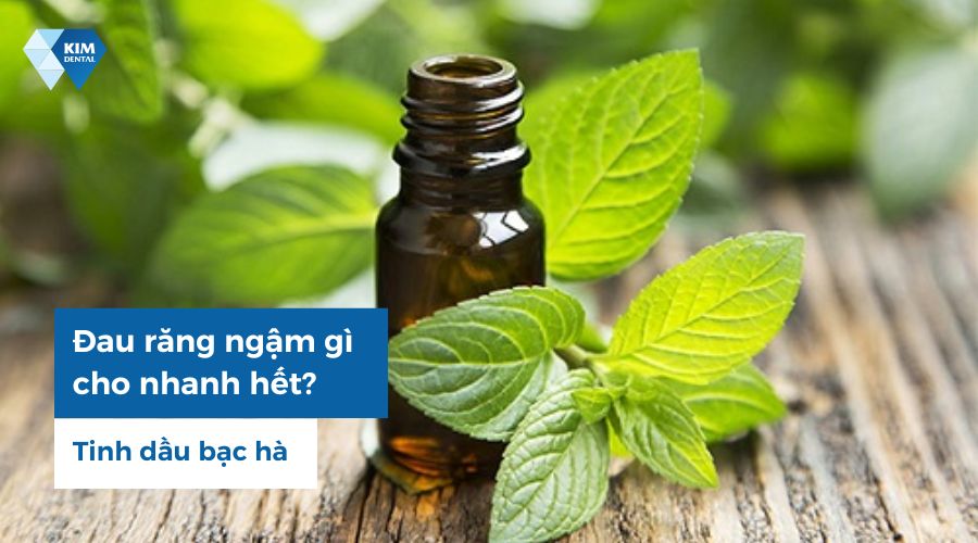 ngậm tinh dầu bạc bà tốt cho răng