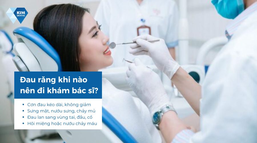 đau răng nên đi khám bác sĩ khi nào