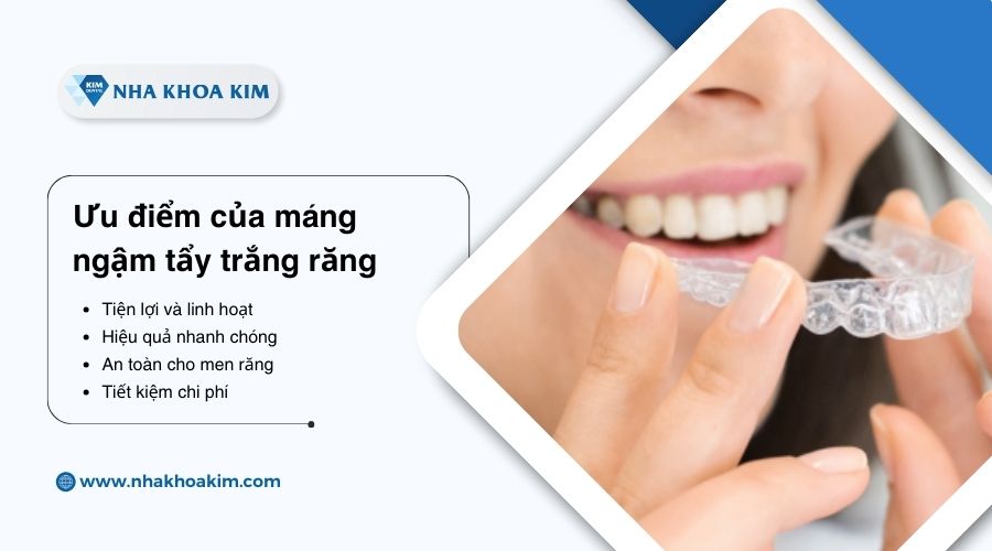 ưu điểm của dụng cụ ngậm tẩy trắng