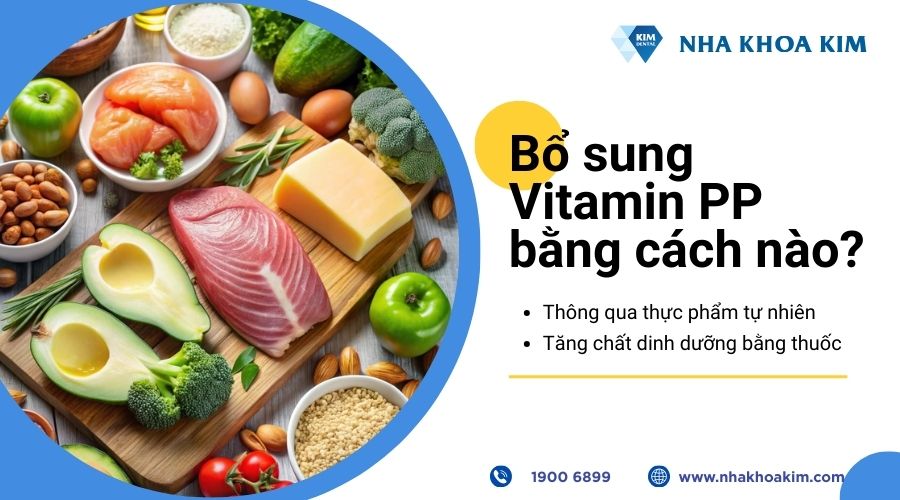 hướng dẫn bổ sung vitamin pp chữa nhiệt miệng 