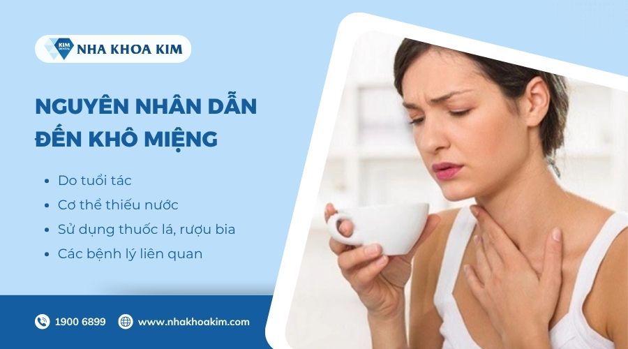 Nguyên nhân dẫn đến khô miệng