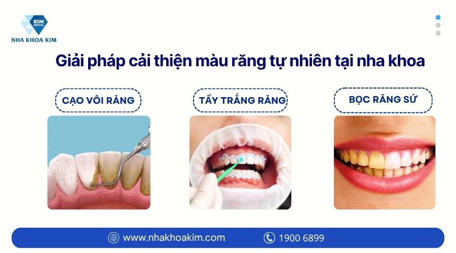 Cách cải thiện màu răng tự nhiên