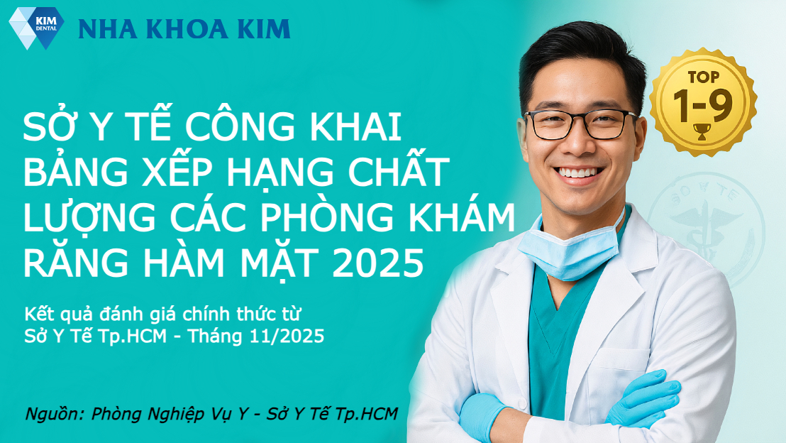Sở Y tế Tp.HCM Công Khai Kết Quả Xếp Hạng Chất Lượng Các Phòng Khám Nha Khoa Kim Dẫn Đầu