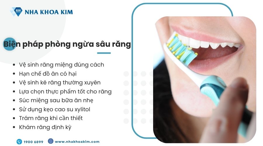 Biện pháp phòng ngừa sâu răng