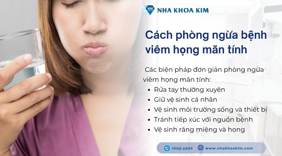 Cách phòng ngừa bệnh viêm họng mãn tính