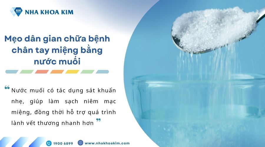 Súc miệng bằng nước muối