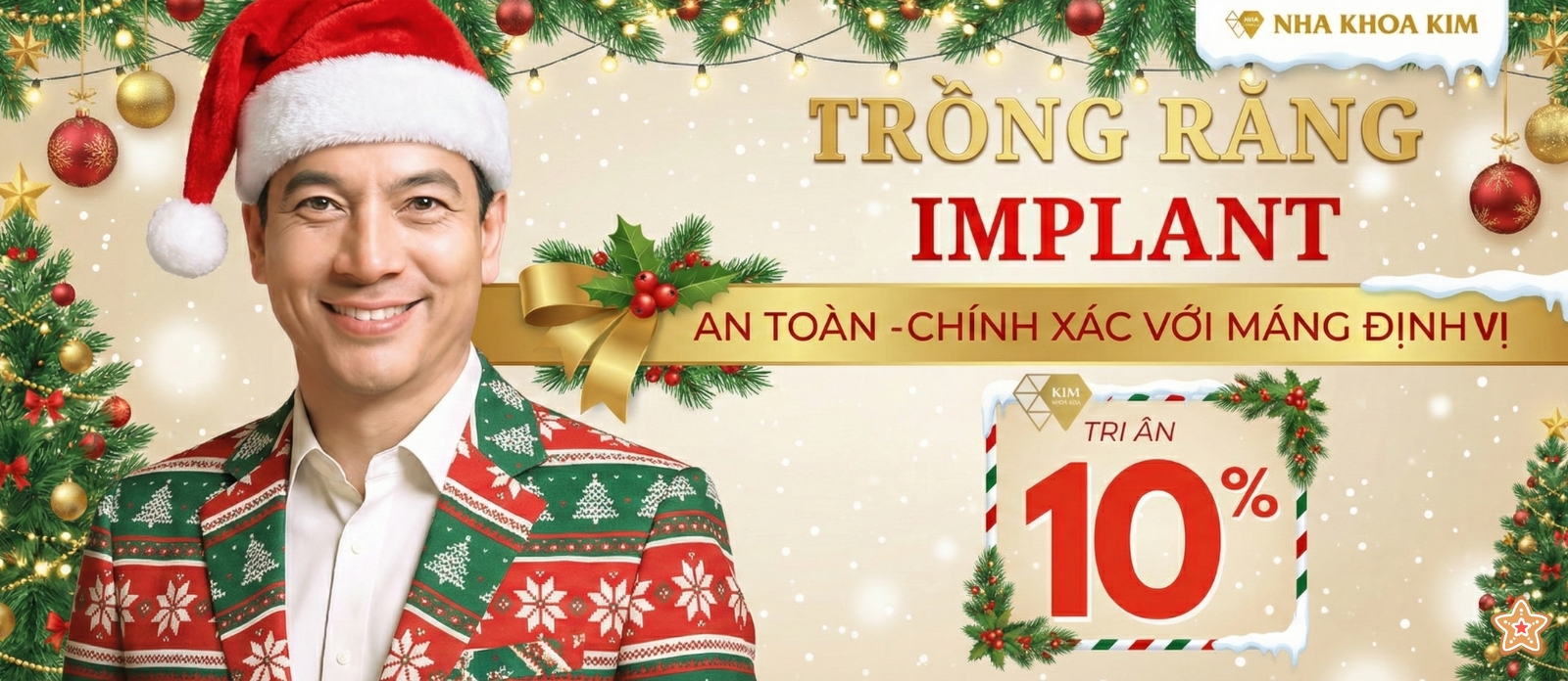 Tri ân 10% dịch vụ trồng răng implant