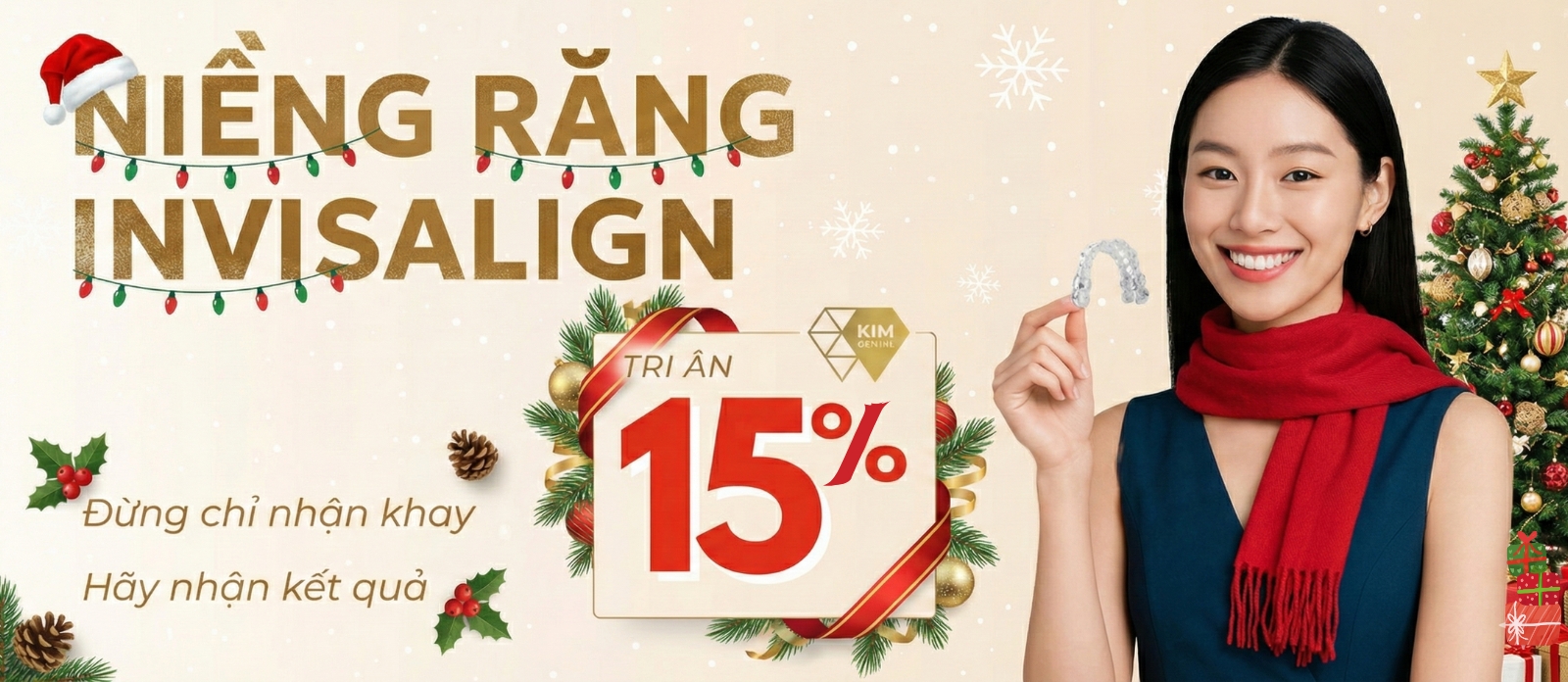 Tri ân 15% Niềng Răng Invisalign