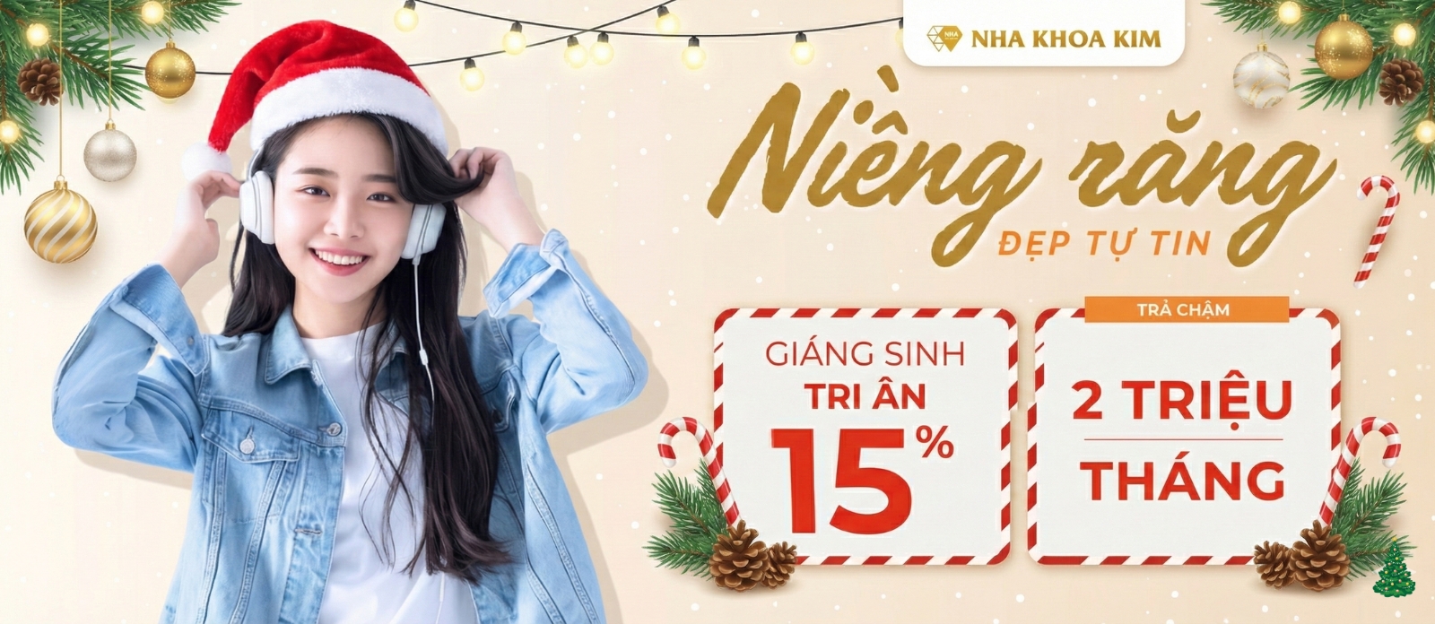 Tri ân 15% dịch vụ niềng răng 
