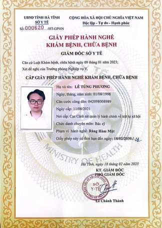 Certificate BS LÊ TÙNG PHƯƠNG