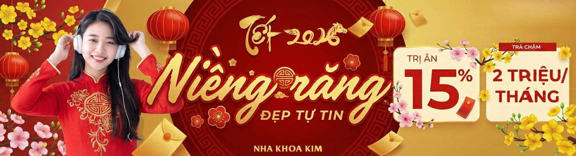Tri ân 15% dịch vụ niềng răng 