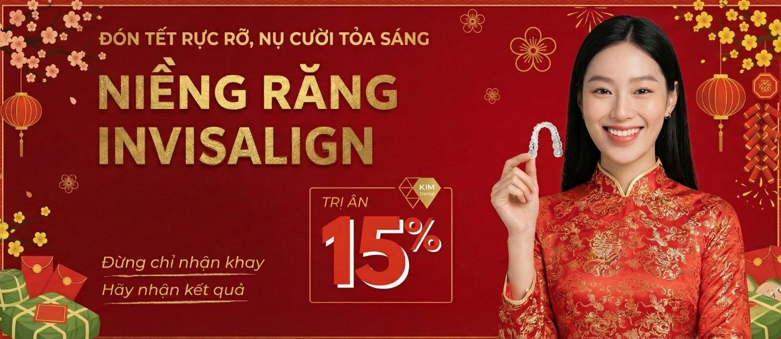 Tri ân 15% Niềng Răng Invisalign