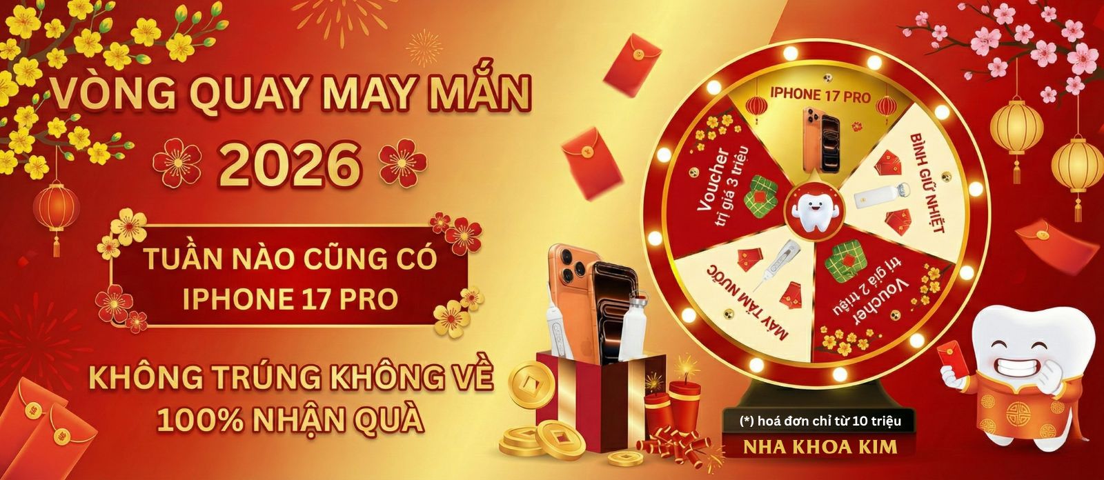 Vòng quay may mắn 2026