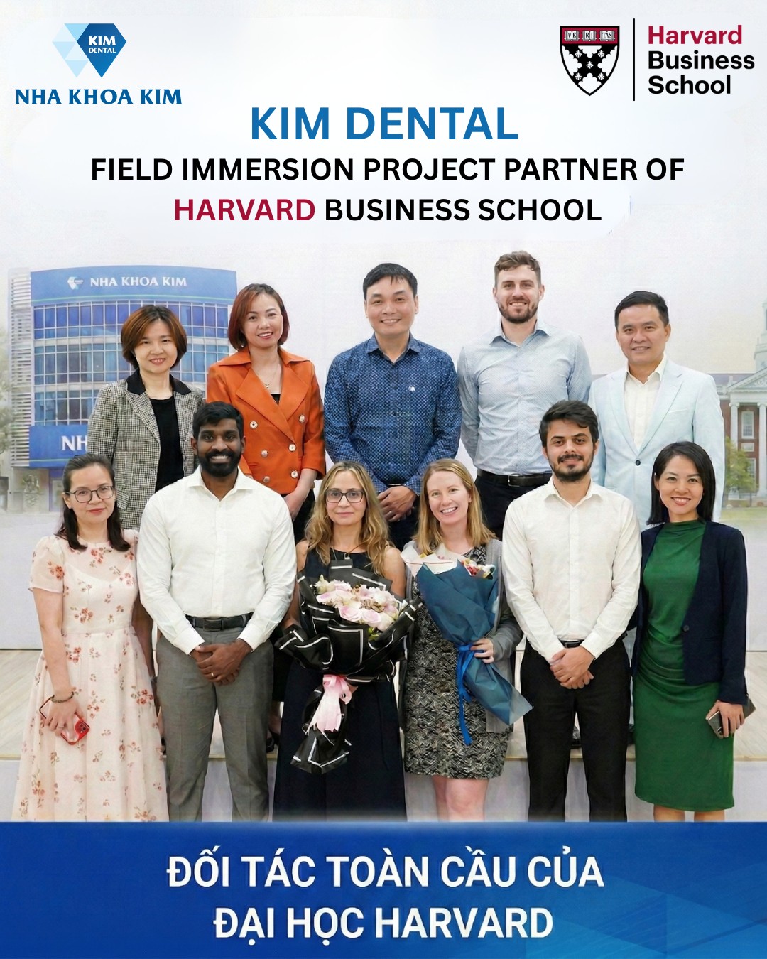 Nha Khoa Kim tự hào là đối tác nghiên cứu của Đại học Harvard