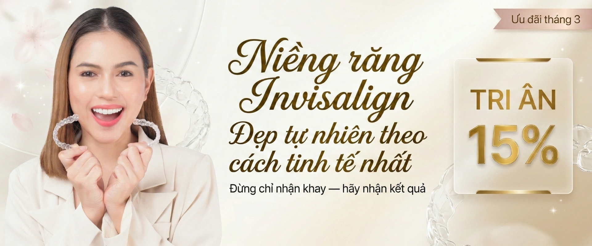 Tri ân 15% Niềng Răng Invisalign