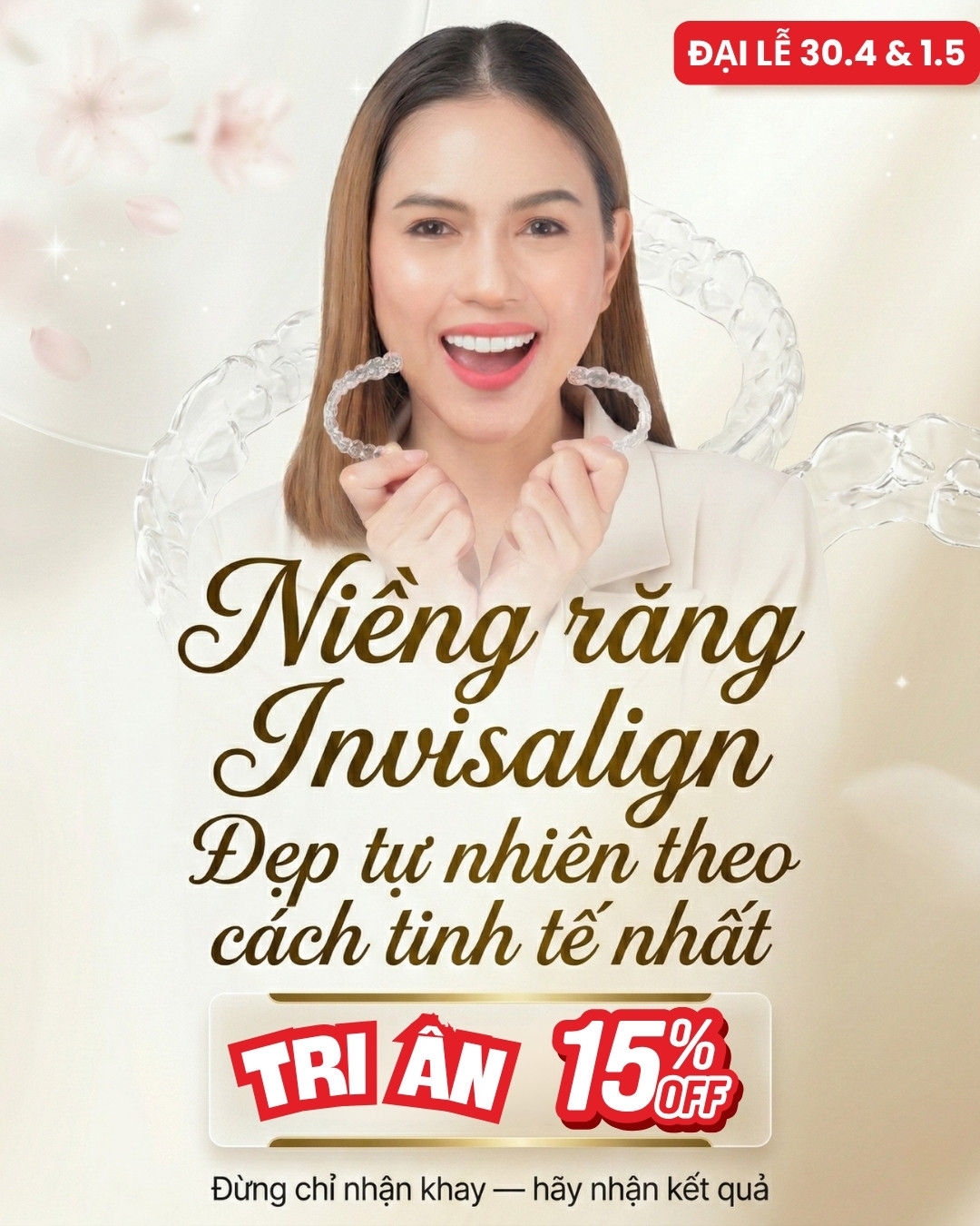 Tri ân 15% Niềng Răng Invisalign