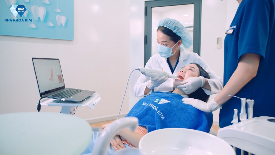 Máy Quét trong miệng Oral Scan trang bị tại Nha Khoa Kim