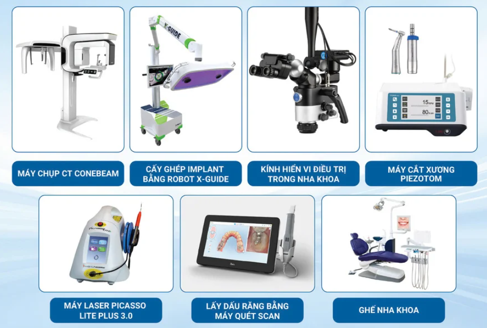 Nha Khoa Kim đầu tư mạnh mẽ vào hệ thống trang thiết bị nha khoa tiên tiến