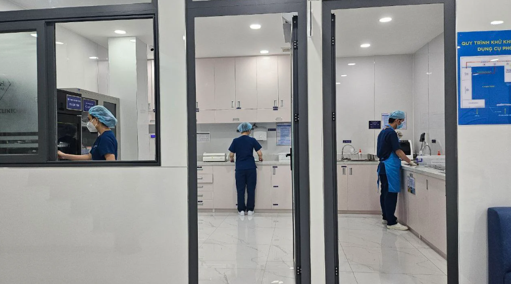 Hệ thống thanh trùng 1 chiều tại Nha Khoa Kim