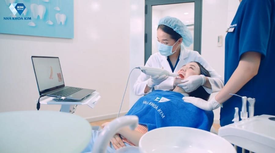Máy Quét trong miệng Oral Scan trang bị tại Nha Khoa Kim