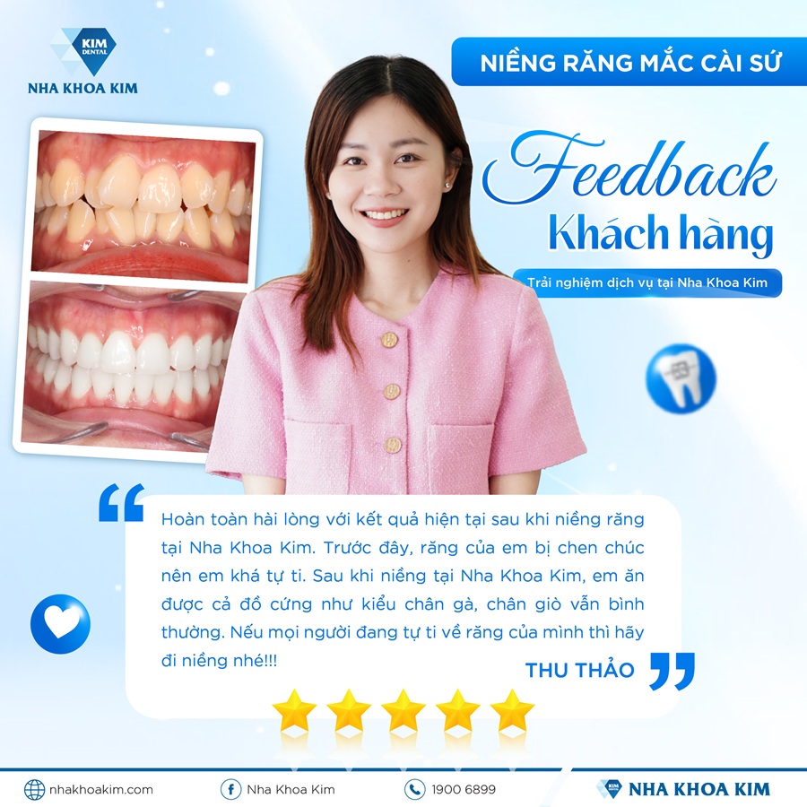 Nhận xét của khách hàng về dịch vụ nha khoa của Nha Khoa Kim